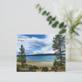 Crescent Lake, OU carte postale (Debout devant)