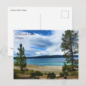 Crescent Lake, OU carte postale (Devant / Derrière)