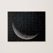 Crescent maan van NASA-afbeeldingen Legpuzzel (Horizontaal)