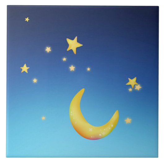 Crescent maansterren tegeltje (Voorkant)