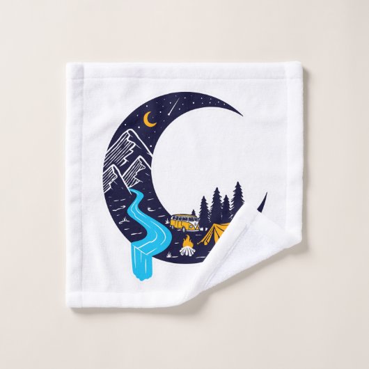 Crescent Moon Adventure Camping (Gant de toilette)