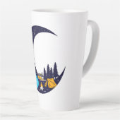 Crescent Moon Avontuur Camping Latte Mok (Rechterhoek)