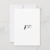 Crescent Moon Blank Note Kaart (Achterkant)