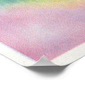 Crescent Moon boven Verlichte Horseshow Poster (Hoek)