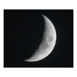 Crescent Moon Foto Afdruk