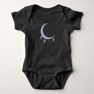 Crescent Moon Gothic Spiritueel Pastel Gothic Romper
