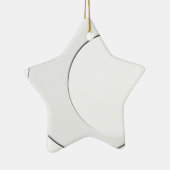 Crescent Moon Keramisch Ornament (Rechts)