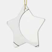 Crescent Moon Keramisch Ornament (Links)