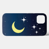 Crescent Moon Met Sterren IPhone geval Case-Mate iPhone Case (Achterkant (horizontaal))