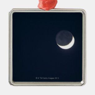 Crescent Moon Metalen Ornament