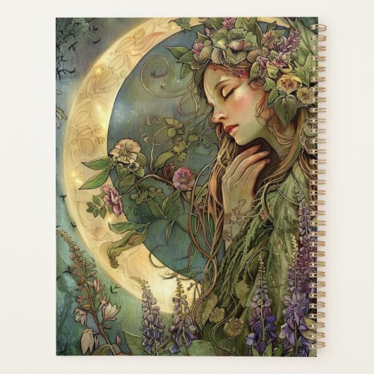 Crescent Moon Ostara Planner (Achterkant)
