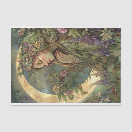 Crescent Moon Ostara Tissuepapier (Voorkant)