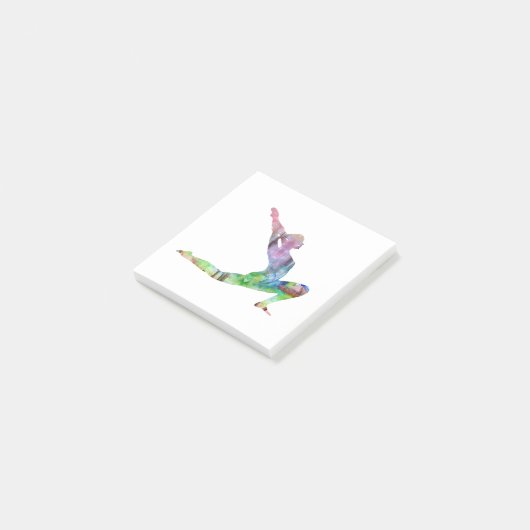 Crescent Moon Pose Post-it® Notes (Schuin)