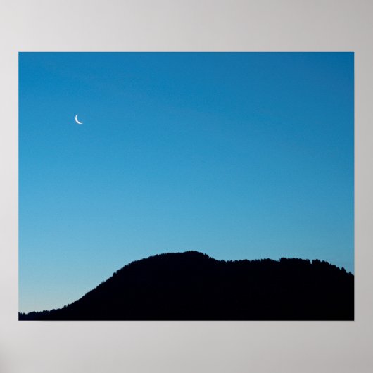 Crescent moon poster (Voorkant)