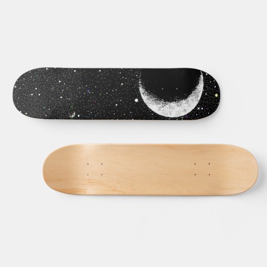 Crescent Moon Skateboard (Horizontaal)