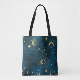 Crescent Moon Sterrennacht Celestial Draagtas
