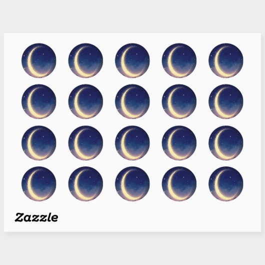 "Crescent Moon Sticker Pack - Magical Celestin (Feuille)