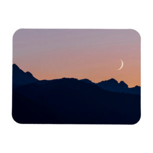 Crescent Moon & Venus   Seabeck, Washington Magneet