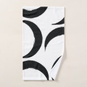 Crescent Noir Aspirant Magie Lune foncée Astrologi (Serviette à main)