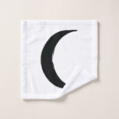 Crescent Noir Aspirant Magie Lune foncée Astrologi (Gant de toilette)
