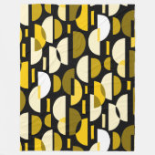 Crescent Pattern 010921 - Amber Fleece Deken (Voorkant)