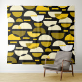 Crescent Pattern 010921 - Amber Wandkleed (In Situ (horizontaal))