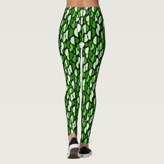 Crescent Pattern 010921 - Grass Green Leggings (Achterkant)