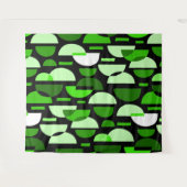 Crescent Pattern 010921 - Grass Green Wandkleed (Voorkant (horizontaal))