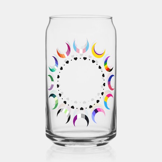 Crescent Pride Lunes et Coeurs Noirs (Recto)