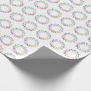 Crescent Pride Moons & Black Hearts Cadeaupapier