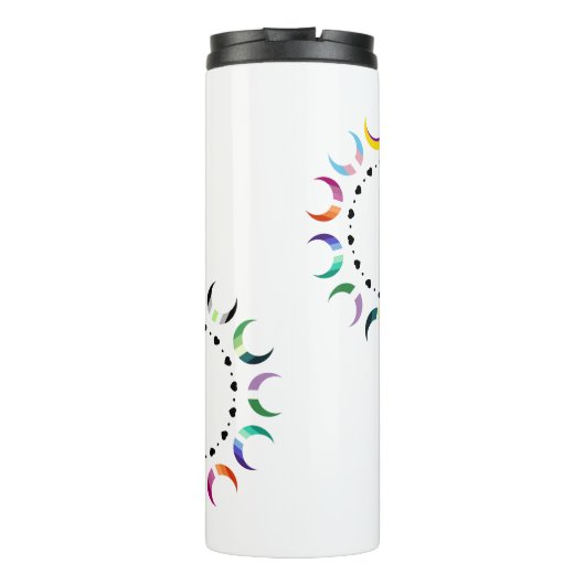 Crescent Pride Moons & Black Hearts Thermosbeker (Achterkant)