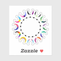 Crescent Pride Moons & Heart Ring