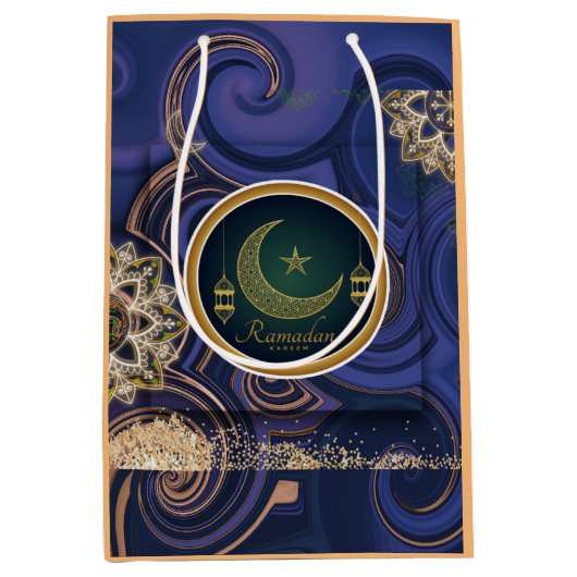 Crescent Ramadan bestseller medium geschenktas Medium Cadeauzakje (Voorkant)