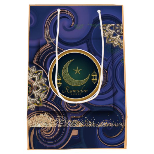 Crescent Ramadan bestseller medium geschenktas Medium Cadeauzakje (Achterkant)
