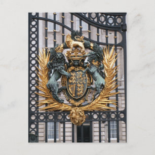 Crest Buckingham Palace London England Briefkaart
