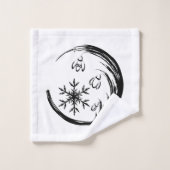 Crest d'hiver (Gant de toilette)
