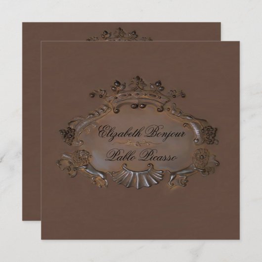 Crest ~ Invitations (Devant / Derrière)