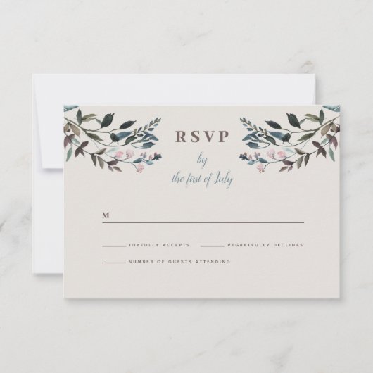 Crest jardin | Eggshell | Mariage de réponse (Devant)
