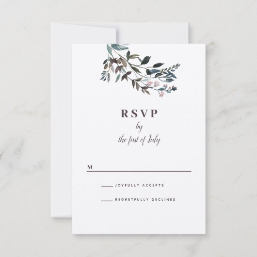 Crest jardin | Réponse du Mariage floral rustique (Devant)