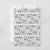 Crest jardin | Réponse du Mariage floral rustique (Dos)