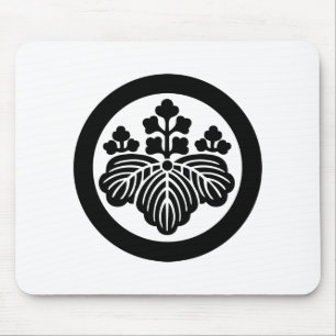Crest KAMON-symbool uit de Japanse familie Muismat