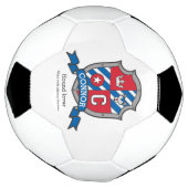 Crest lettre C rouge bleu couronne hound Connor (Tourné)