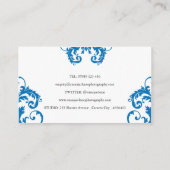 Crest Logo Fotografen Visitekaartje (Achterkant)