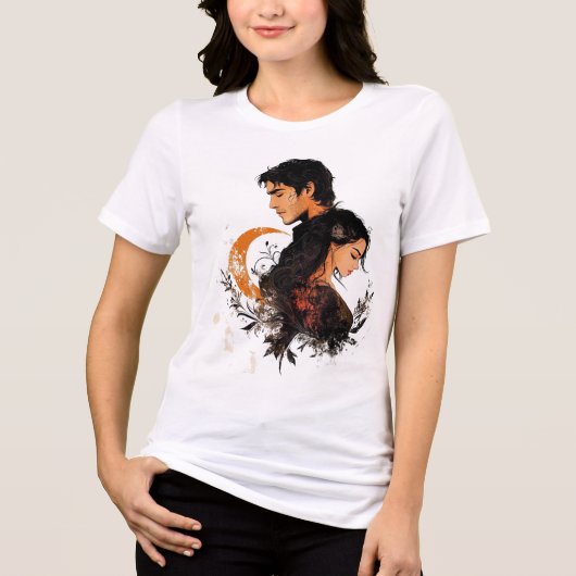 Crest Moon Lover Tri-Blend Shirt (Voorkant)