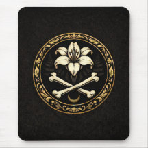 Crest-muismat | Donkere Academie Lily & Bones