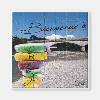 Crest-Puzzle Magneet