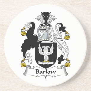 CREST van de Familie van Barlow Zandsteen Onderzetter