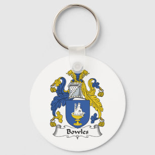 CREST van de Familie van Bowles Sleutelhanger