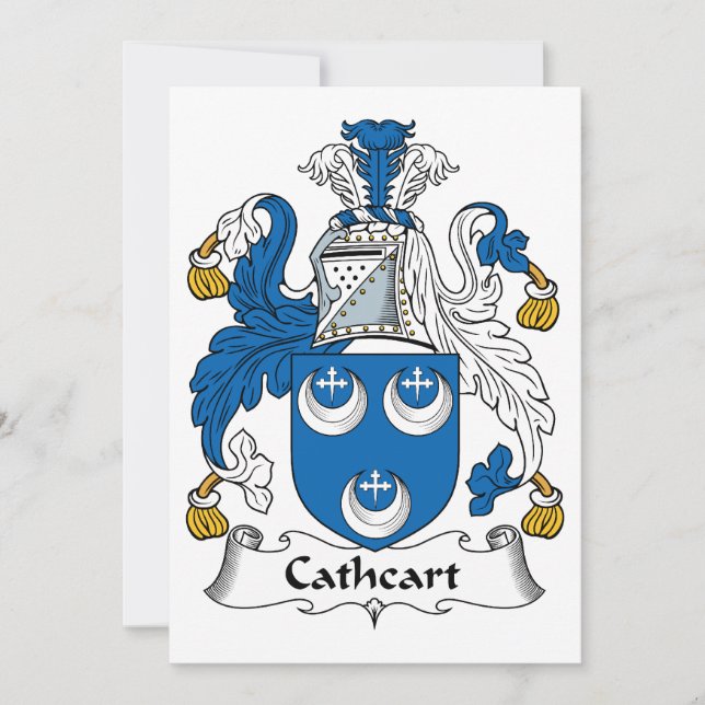 CREST van de Familie van Cathcart (Voorkant)