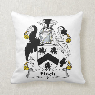 CREST van de Familie van de vink Kussen